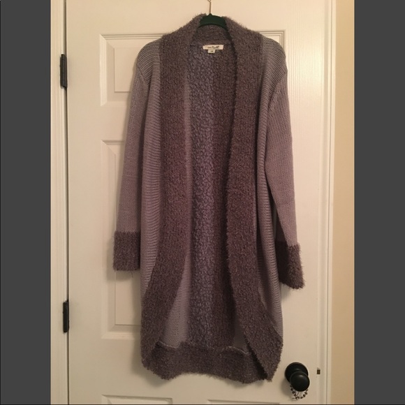 ☁️☁️Comfy, Sparkly Open Front Cardigan ☁️☁️ - Picture 2 of 8